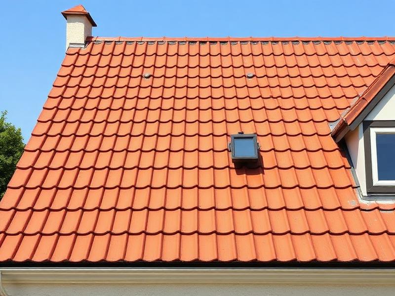Toiture en tuiles neuves après rénovation complète